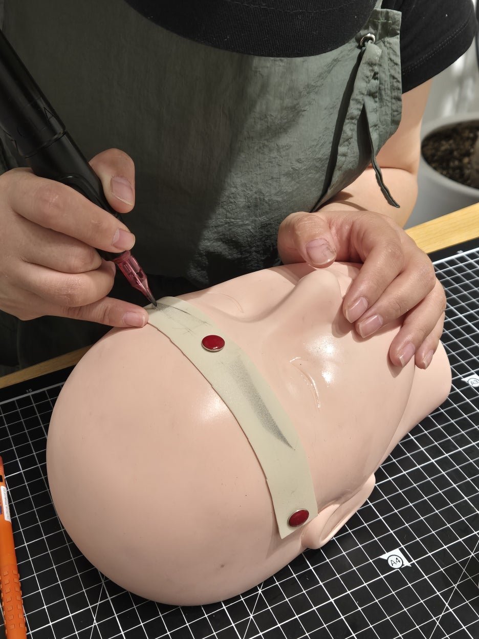 눈썹 반영구 시술 실습