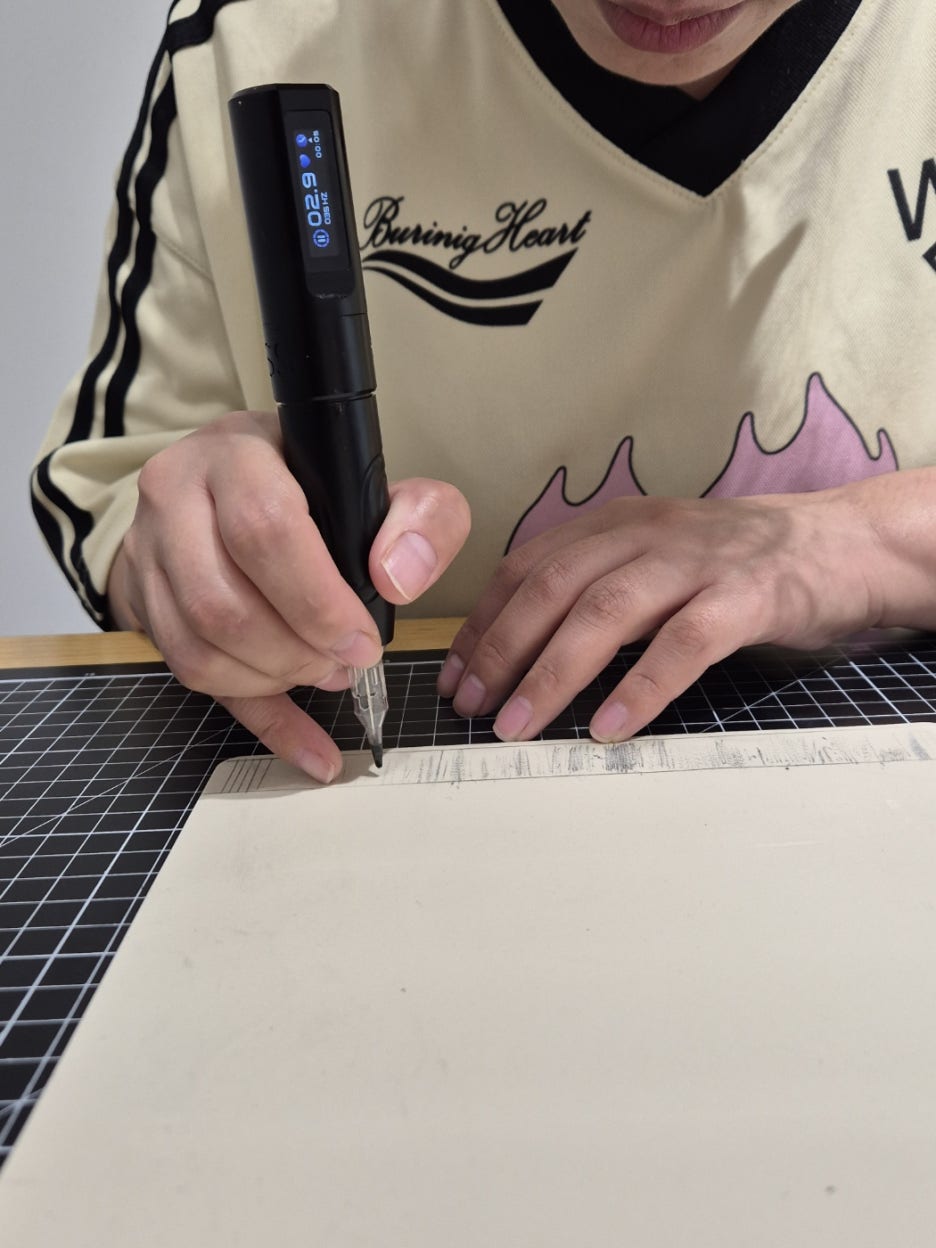 반영구 머신 시술 실습